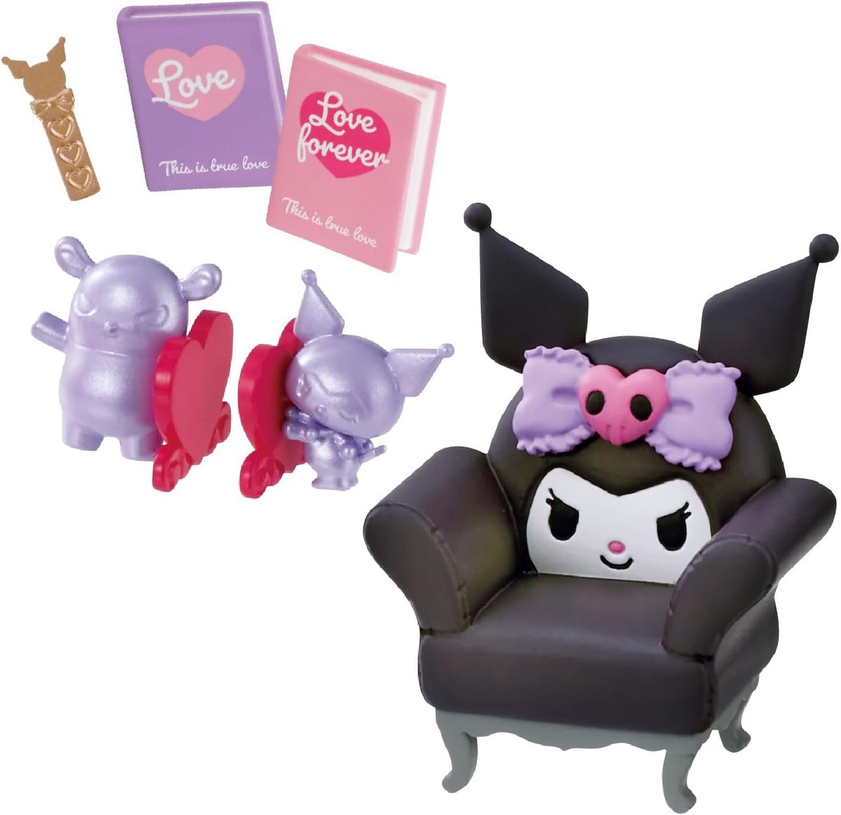 RE-MENT Sanrio Kuromi's Gothic Room 8pcs Full Complete Set