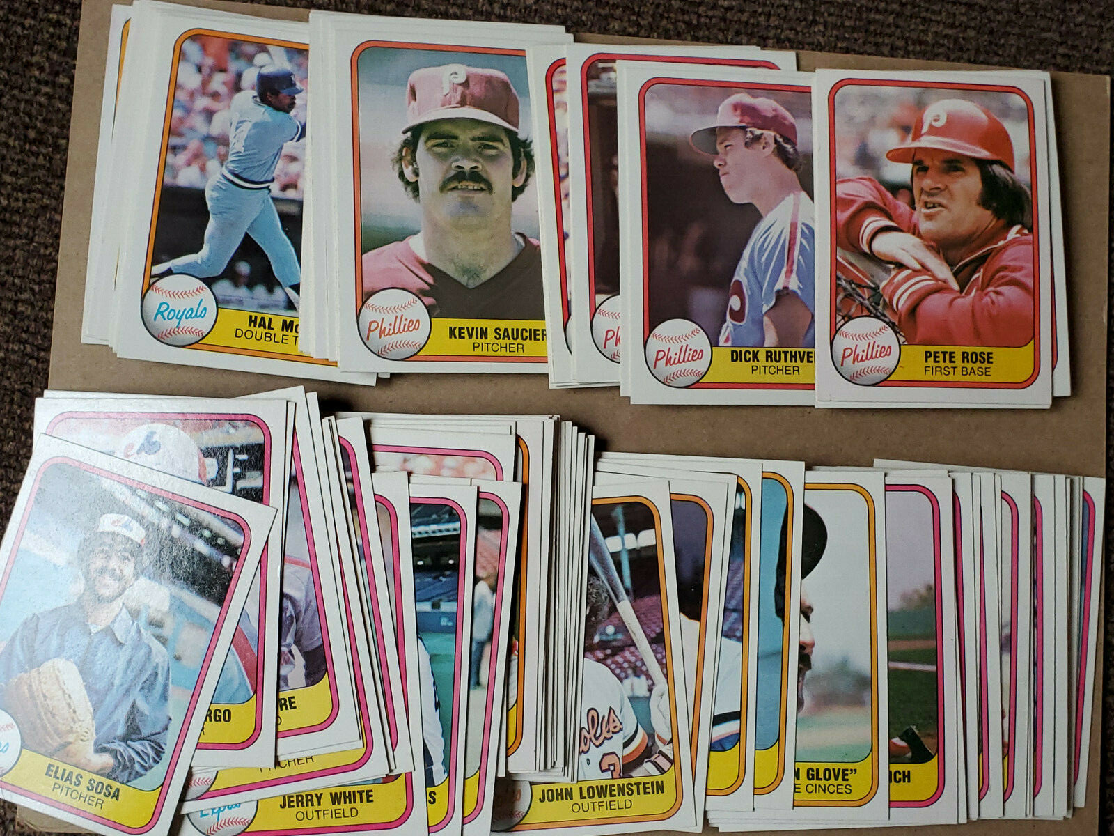 1981 FLEER BASEBALL SET BREAK 1-330 YOU PICK 50% OFF 2 OR MORE