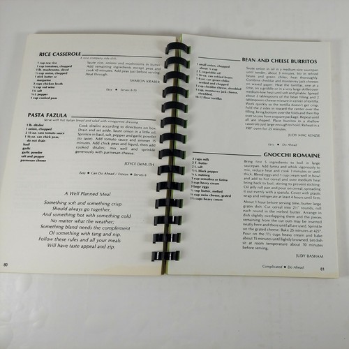 Tatefully Tanglewood 2 Cookbook Tanglewood Lake Women's Club, Chagrin Falls 1984 - 第 9/10 張圖片