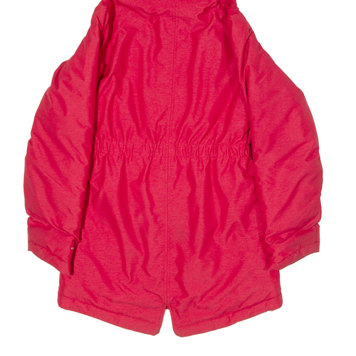 COLUMBIA Girls Parka Coat Red Hooded M - Picture 6 of 6