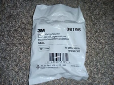 3M 3M&trade; Static Mixing Nozzle 38195, 50 mL, 12 Nozzles/Bag