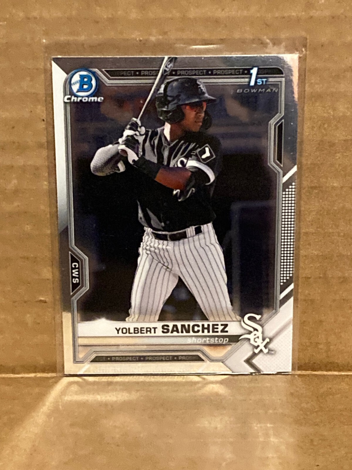 2021 Bowman Chrome Yolbert Sanchez 1st Bowman Chrome #BCP-40 White Sox