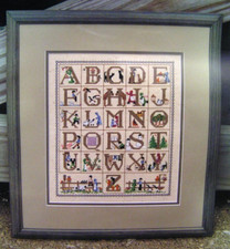 Amish Alphabet - Complete Cross Stitch Kit w/Fabric Floss by Diane Graebner