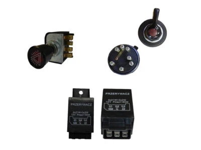 WUPODODE Warnblinkschalter Blinkgeber Blinklichtschalter Schlepper Oldtimer Blinkgeber MF