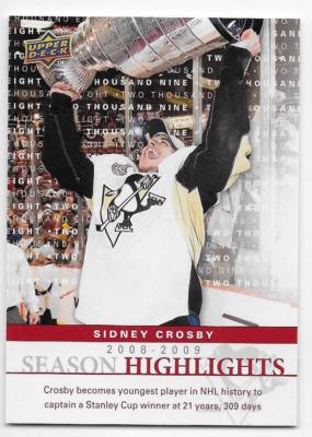 09/10 UPPER DECK SEASON HIGHLIGHTS Hockey (#SH1-SH7) U-Pick From List