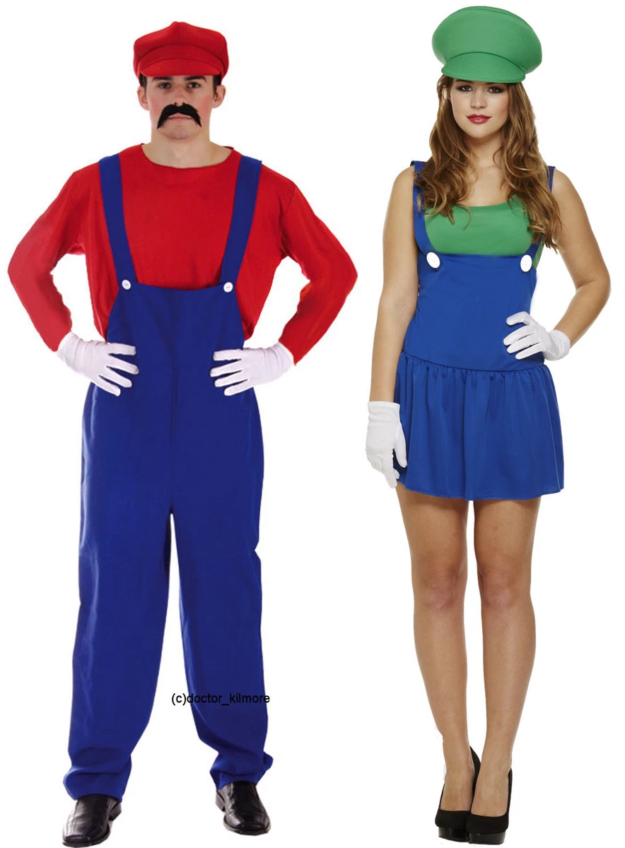 Couple Homme Mario et Femme Luigi - Déguisement en couple Le