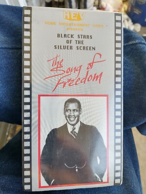 1987 THE SONG OF FREEDOM Black Stars of The Silver Screen Robeson VHS New Sealed