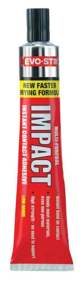 EVO-STIK Evo-Stick IMPACT - Multi Purpose Instant Contact Adhesive - 30g or 65g Tube