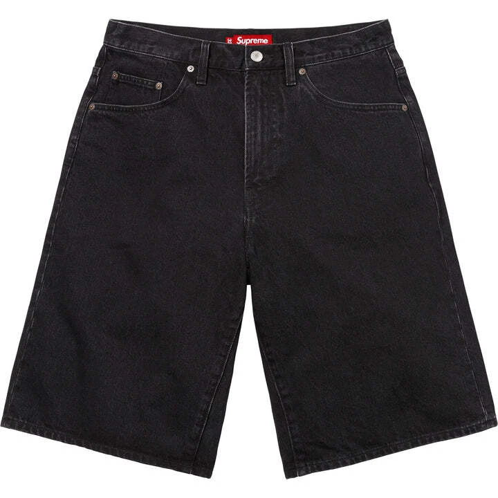 Short Supreme Baggy Denim Noir