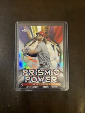 2021 Topps Chrome Baseball Bryce Harper Prismic Power Insert #PP-4 Phillies