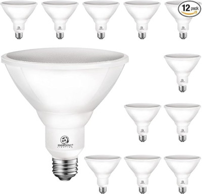 Energetic PAR38 LED Flood Light Outdoor Bulb, 3000K Warm White, 90 Watt Equivale