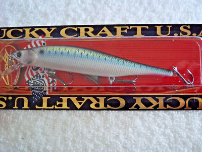 Lucky Craft Lightning Pointer 110sp 4 1/2'' & 1/2 oz in LIVE THREADFIN SHAD COLOR