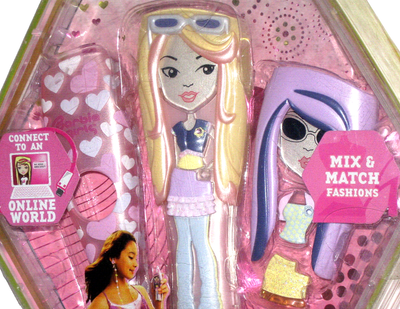 Barbie Girls MP3 Music Player Pink Color Hearts Backplate