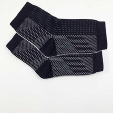 Ankle Brace Support Foot Compression Sleeve Pair Foot Pain Relief Men L