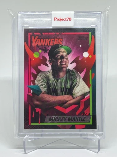 2021 Topps Project 70 Mickey Mantle by Mikael B. #328 New York Yankees