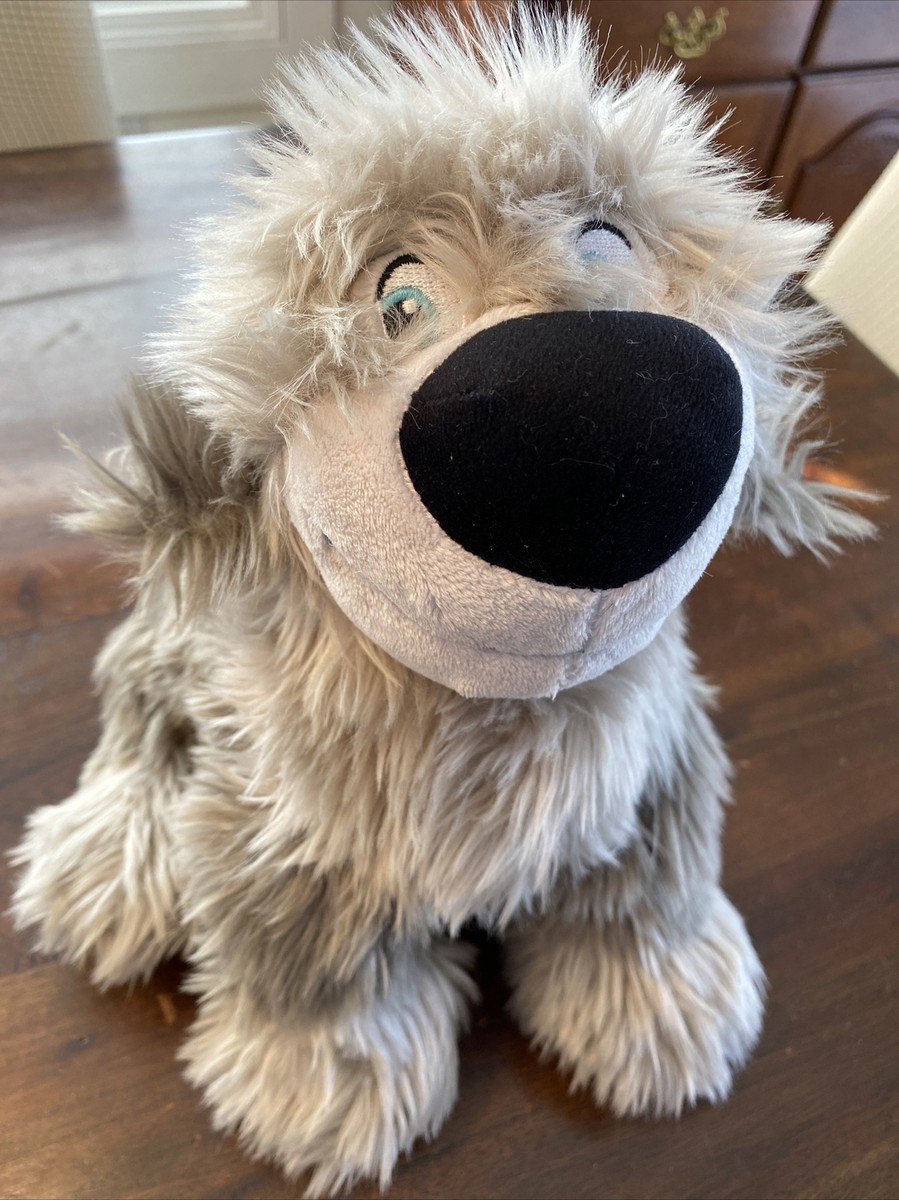 Disney Store The Little Mermaid MAX 14” Plush Sheepdog! Eric's Dog