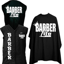 Custom Barber vest uniform, Barbershop Vest, Barber smock, Barber vest and cape