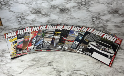 Hot Rod Magazine Lot of 12 Issues -2000s Hot Rodding, Muscle Cars & Drag Racing