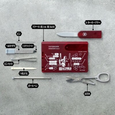A.T.FIELD Evangelion x Victorinox Swiss Card Multi-Tool Unit-02