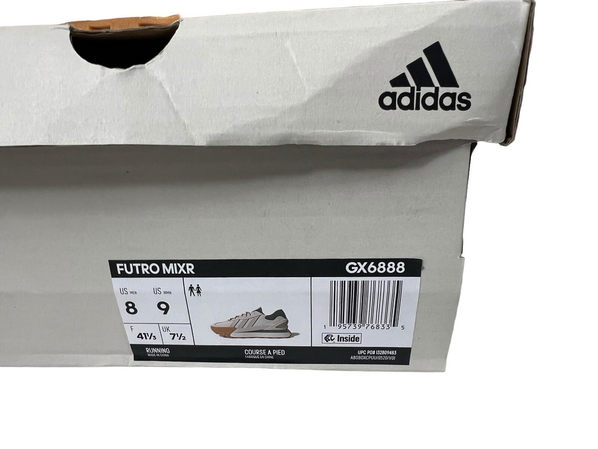 Adidas Futro Mixr Men's 8 Women's 9 Low Tint Cream White Green