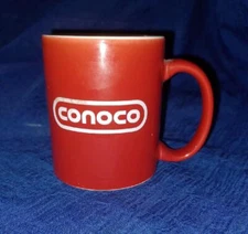 Conoco Coffee Mug Cup - Red and White