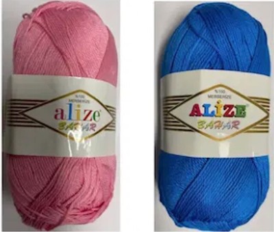 Alize Bahar 100% mercerisierte Baumwolle stricken ,häkeln weich glänzend 100g