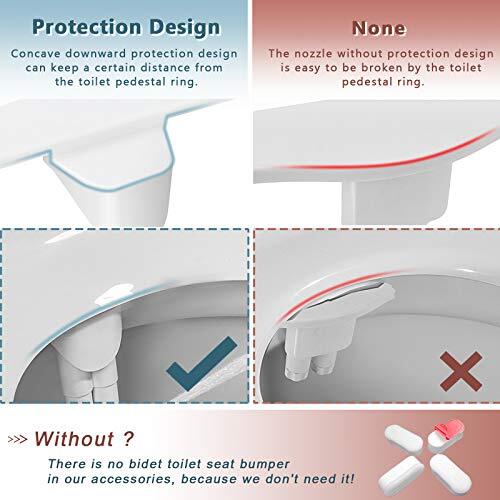 Selbstreinigendes Bidet für WC, Ultra-Slim Silber Posterior & Düsenreinigung - Bild 4 von 7