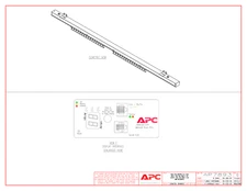 APC AP7893 Rack PDU, Metered, Zero U, 5.7kW,120&208V,(21)5-20&(6)L6-20; 10' Cord