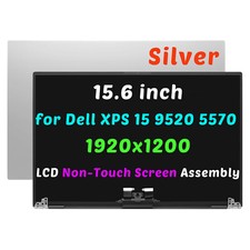 LCD Display Screen Assembly IPS Silver 15.6" for Dell XPS 15 9520 Precision 5570