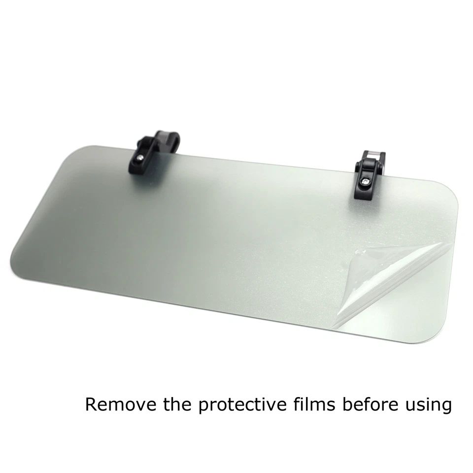 Extensor de parasol polarizado antirreflejo antirreflejo tintado oscuro para automóvil camión SUV RV Foto 3 de 4