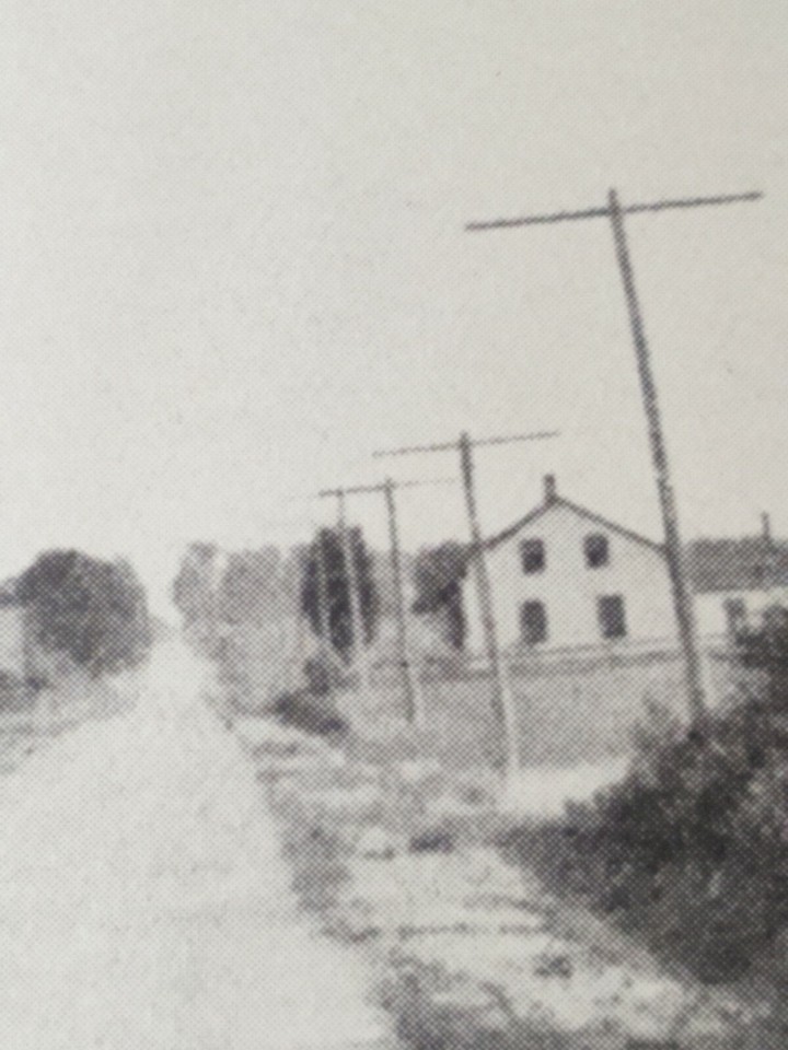 1913 photo plate Alder Creek to Mckeever Road new road Oneida county
