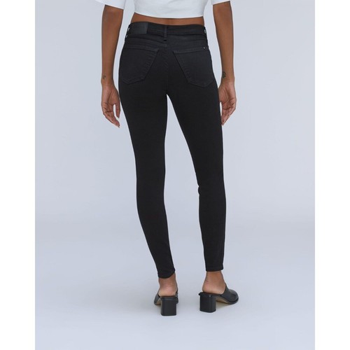 Everlane Women's The Mid-Rise Slim Stretch Jeans Washed Out Black Size 28 R - Picture 3 of 7
