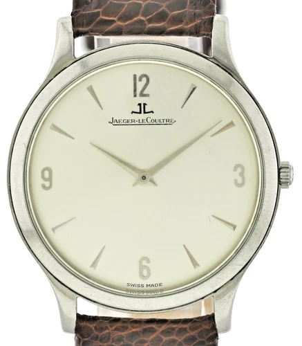 Jaeger LeCoultre Master Ultra Thin cuerda manual Ref. Acero inoxidable 145.8.79 años 90