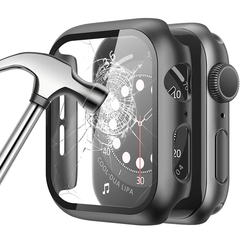 COVER per Apple Watch Series 7 CUSTODIA CON VETRO TEMPERATO SCHERMO 41 / 45  mm | eBay