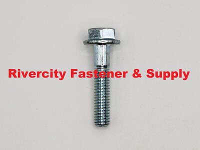 M6-1.0x35 Flange Bolts 6mm x 1.0 x 35mm Grade 10.9 Steel Screws M6x1.0 x 35 PT