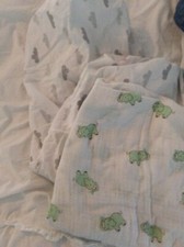 Lot Of Two Baby Sheets Gender Neutral Aden Anais Target Elephants Clouds