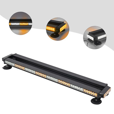 37'' 104 LED Strobe Light Bar Amber Response Emergency Beacon Warn Tow Truck NEW