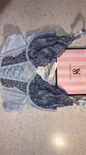 NWT Victoria s Secret Dream Angels Boho Floral Embroidery Low-Cut Corset S-DD