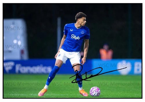 11484. Reece Welch Signed Pictures A4 Prints Everton Forest Green Rovers