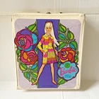 Vintage 1960s MOD TNT Barbie Doll Case 1002 - 1967 Wardrobe  - Mattel Trunk