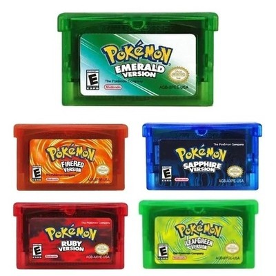 For Gameboy Advance GBA : Emerald, Sapphire, Ruby, LeafGreen, FireRed : Version