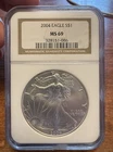 2004 American Silver Eagle - NGC - MS 69!!!