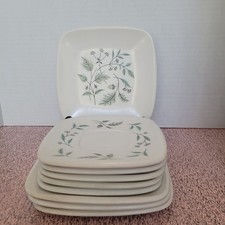 9 Vtg. 1960s Sears Harmony House Talk of the Town Melmac Dishes Acorn Pattern