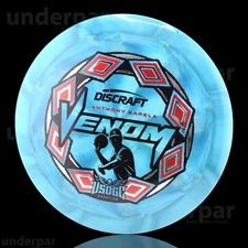 Discraft Anthony Barela ESP Swirl Venom Pop Top Disc Golf Disc UnderPar
