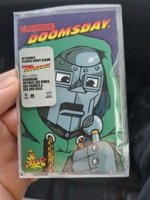 MF Doom -Operation Doomsday Silver LIMITED Cassette Tape SEALED Extremely Rare