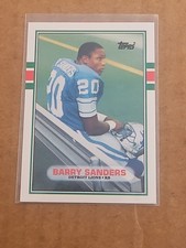 1989 Topps Traded - Barry Sanders #83T (RC) Detroit Lions 