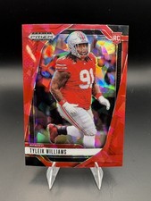 2025 Prizm Draft Picks Tyleik Williams RC #82 Red Ice Prizm Ohio State
