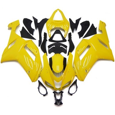 For Kawasaki Fairings 07 08 Ninja ZX6R ZX600P 2007 2008 Bodywork Yellow Black