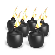 6-Pack Citronella Tabletop Torches, MQKIWAO 21 oz Table Top Torches... Fast Ship