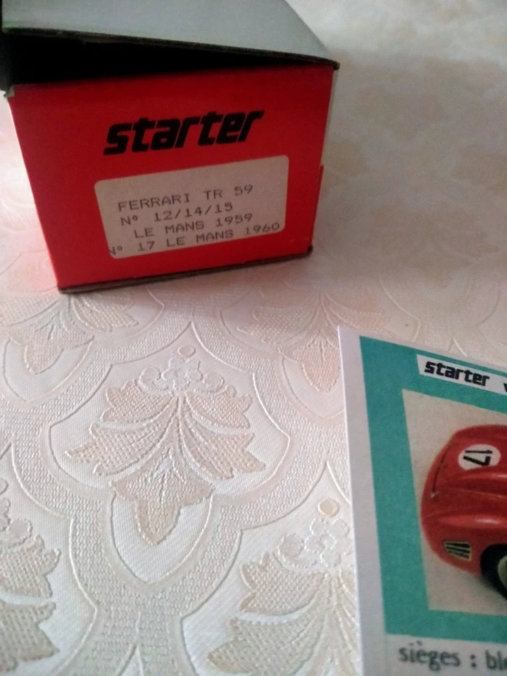 STARTER kit 1:43 Ferrari TR 59 n12-14-15 LM 1959 n17 LM 1960 - Immagine 2 di 4